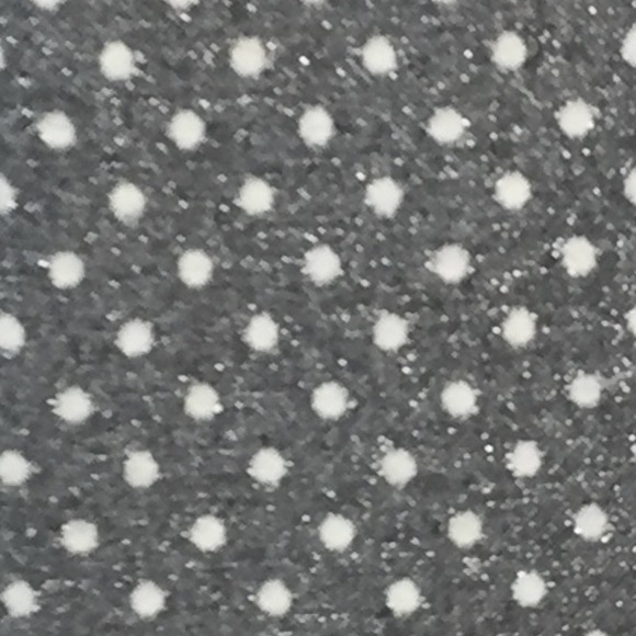 Talbots Gray & White Polka Dot Top w/ Silver Metallic Sparkle - Picture 16 of 16